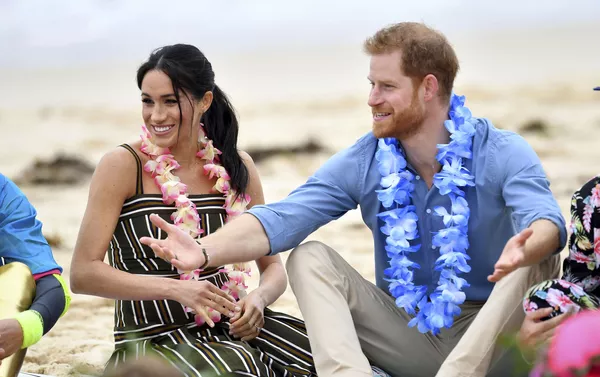 Meghan y el príncipe Enrique en Australia, el 19 de octubre de 2018 Meghan y el príncipe Enrique en Australia, el 19 de octubre de 2018 - Sputnik Mundo