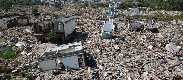 Consecuencias del terremoto en Indonesia - Sputnik Mundo