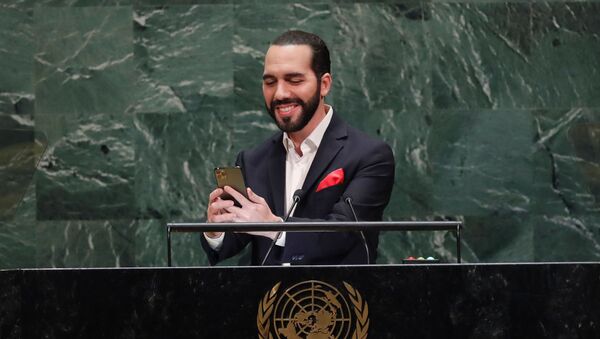 Nayib Bukele, presidente de El Salvador - Sputnik Mundo