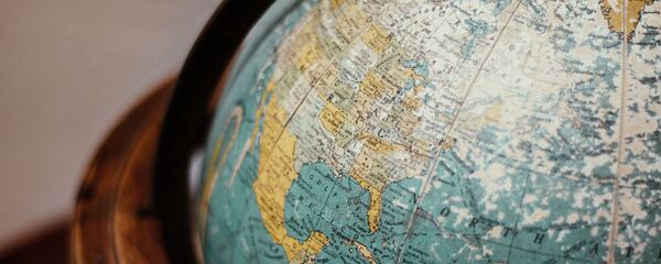 Mapa de México y EEUU - Sputnik Mundo