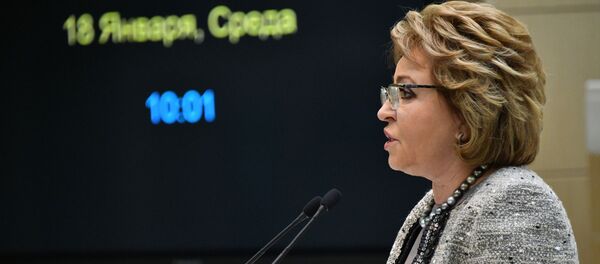 Valentina Matvienko, la jefa del Senado ruso Valentina Matvienko, la jefa del Senado ruso - Sputnik Mundo