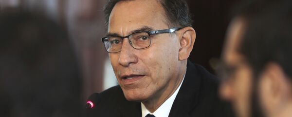 Martín Vizcarra, presidente de Perú - Sputnik Mundo