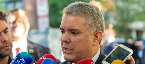 Iván Duque, presidente de Colombia Iván Duque, presidente de Colombia - Sputnik Mundo