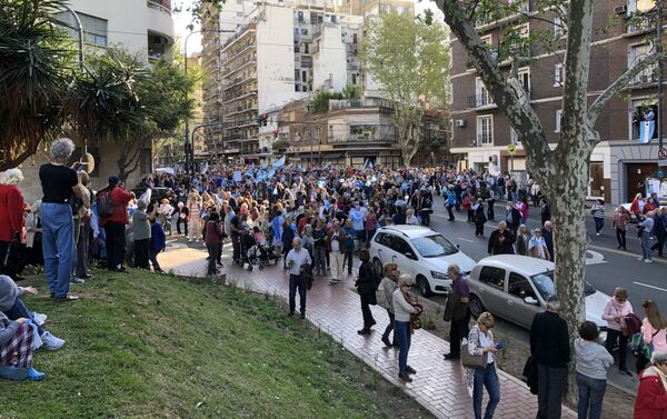 Marcha del 'Sí, se puede' en Buenos Aires - Sputnik Mundo