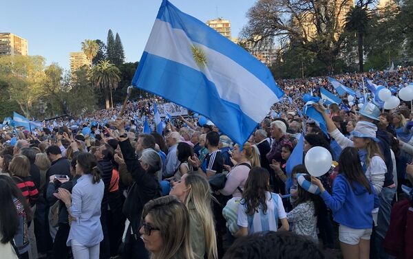 Marcha del 'Sí, se puede' en Buenos Aires - Sputnik Mundo