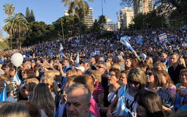 Marcha del 'Sí, se puede' en Buenos Aires - Sputnik Mundo