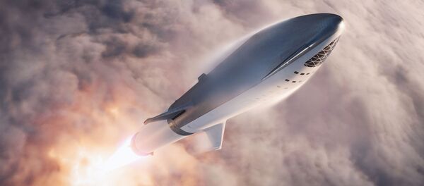 Cohete Falcon Super Heavy despega con la nave Starship - Sputnik Mundo