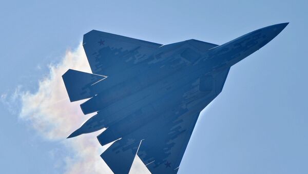 El caza de quinta generación ruso Su-57 - Sputnik Mundo