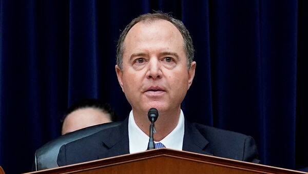 Adam Schiff, presidente del Comité de Inteligencia de la Cámara de Representantes de EEUU, durante una comparecencia  - Sputnik Mundo