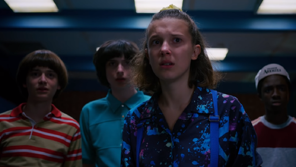 Los protagonistas de 'Stranger Things' - Sputnik Mundo