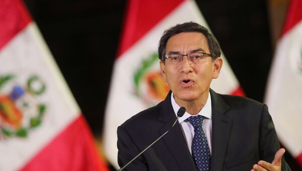 Martín Vizcarra, presidente de Perú - Sputnik Mundo