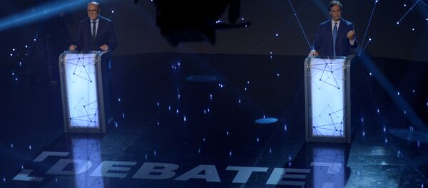 Los dos candidatos principales para las elecciones en Uruguay, Daniel Martínez y Luis Lacalle  - Sputnik Mundo