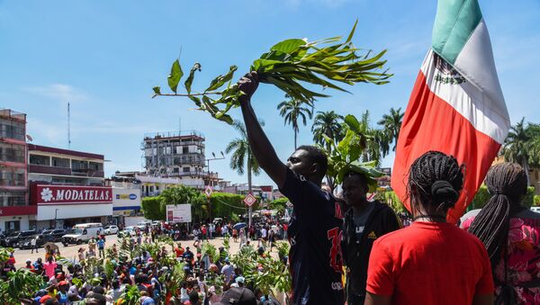 Migrantes africanos en Tapachula, México - Sputnik Mundo