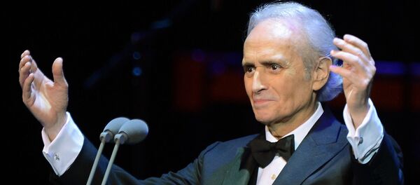 José Carreras, tenor español, durante un concierto en el palacio del Kremlin (archivo) - Sputnik Mundo