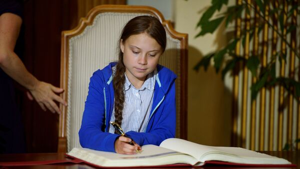 Greta Thunberg, activista ambiental sueca - Sputnik Mundo