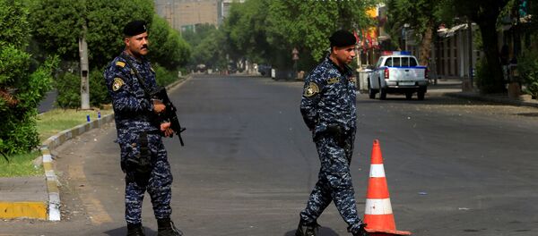Los soldados de la Fuerza de Seguridad de Irak en Bagdad Los soldados de la Fuerza de Seguridad de Irak en Bagdad - Sputnik Mundo