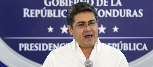 Juan Orlando Hernández, presidente de Honduras - Sputnik Mundo