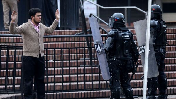 Protestas en Colombia (Archivo) - Sputnik Mundo