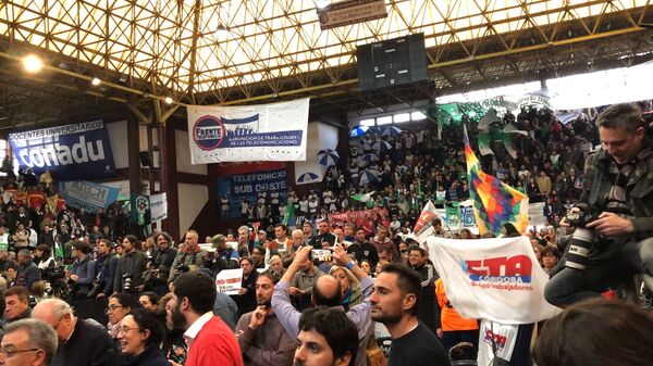 Histórica consolidación del gremialismo en Argentina después de 28 años de ruptura - Sputnik Mundo