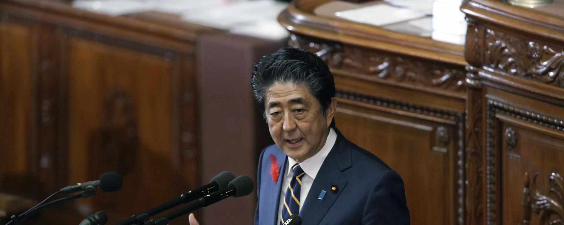 Shinzo Abe, ex primer ministro de Japón Shinzo Abe, ex primer ministro de Japón - Sputnik Mundo, 1920, 02.12.2021