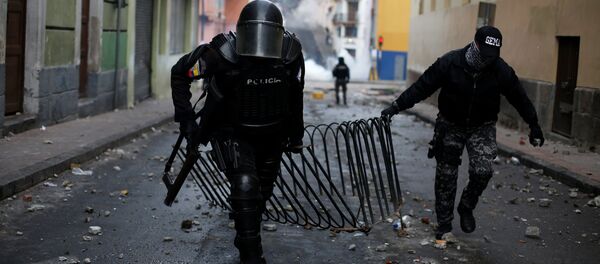 Protestas en Ecuador - Sputnik Mundo