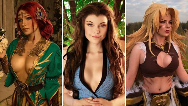 Las cosplayers rusas Irine Meier, Ilona Bugaeva y Anastasia Zelenova - Sputnik Mundo