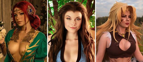 Las cosplayers rusas Irine Meier, Ilona Bugaeva y Anastasia Zelenova - Sputnik Mundo