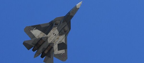 Un caza ruso Su-57 - Sputnik Mundo