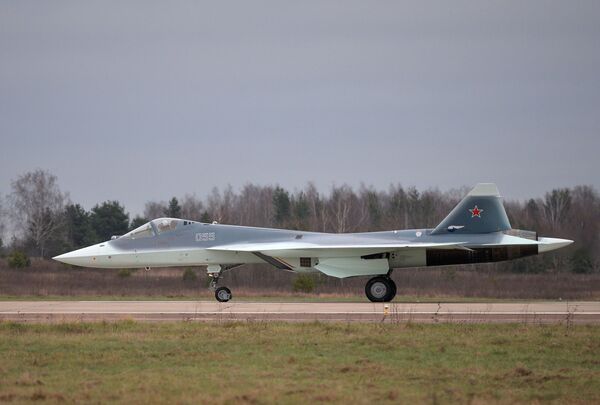 Los diferentes colores del caza Su-57 ruso (fotos) - Sputnik Mundo