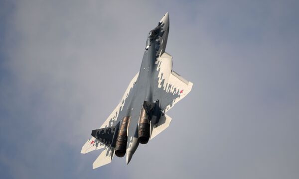 Los diferentes colores del caza Su-57 ruso (fotos) - Sputnik Mundo