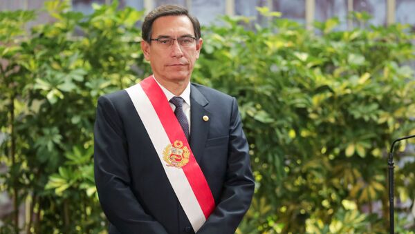 Martín Vizcarra, presidente de Perú - Sputnik Mundo