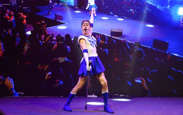 El 'cosplay' Sailor Mercury en la Comic Con de Rusia de 2019 El 'cosplay' Sailor Mercury en la Comic Con de Rusia de 2019 - Sputnik Mundo