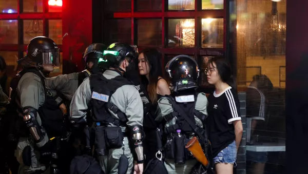 Protestas en Hong Kong - Sputnik Mundo