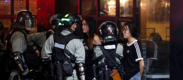 Protestas en Hong Kong - Sputnik Mundo