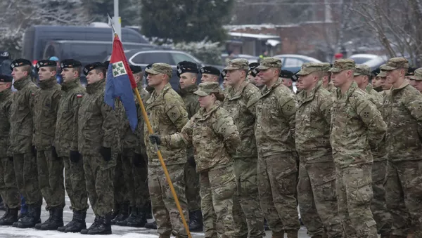 Soldados de EEUU en Polonia (archivo) - Sputnik Mundo