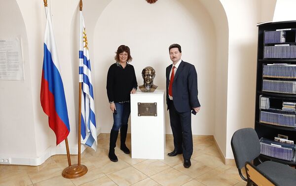 En el Centro Iberpoamericano de la Universidad de San Petersburgo En el Centro Iberpoamericano de la Universidad de San Petersburgo - Sputnik Mundo