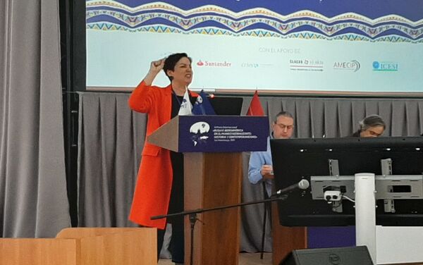 Beatriz Sánchez Muñoz, excandidata a la Presidencia de Chile; Beatriz Sánchez Muñoz, excandidata a la Presidencia de Chile; - Sputnik Mundo