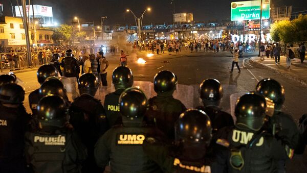 Protestas en Ecuador - Sputnik Mundo