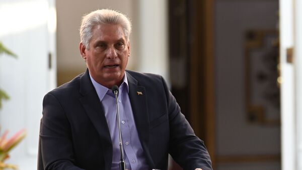 Miguel Díaz-Canel, presidente de Cuba - Sputnik Mundo