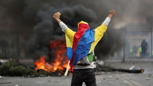 Protestas en Ecuador - Sputnik Mundo