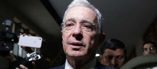 Álvaro Uribe, expresidente de Colombia - Sputnik Mundo