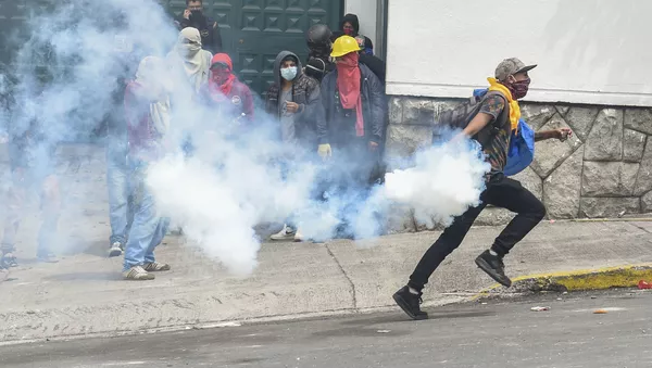 Protestas en Ecuador