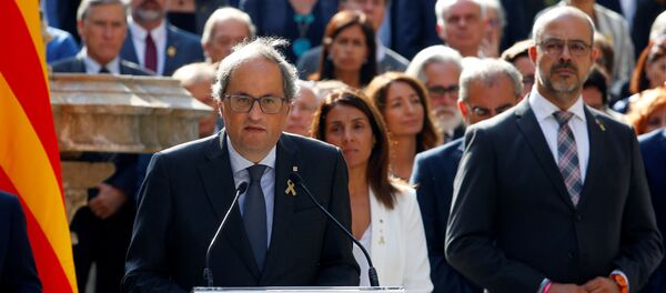 Quim Torra, el presidente del Gobierno catalán - Sputnik Mundo