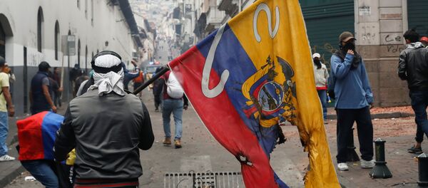 Protestas en Ecuador - Sputnik Mundo