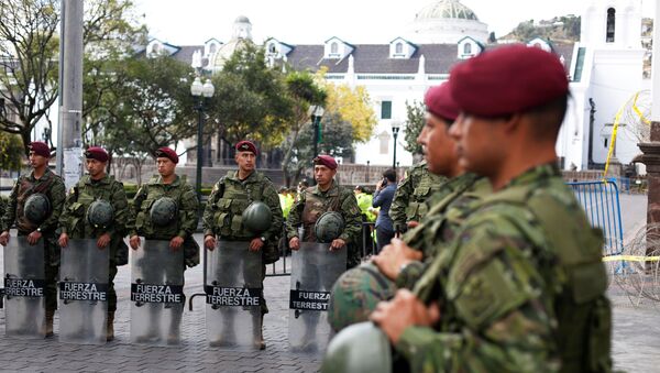 Militares de Ecuador - Sputnik Mundo