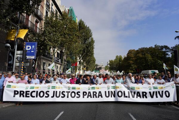 Los productores de aceite españoles piden combatir la crisis por los aranceles de Trump - Sputnik Mundo