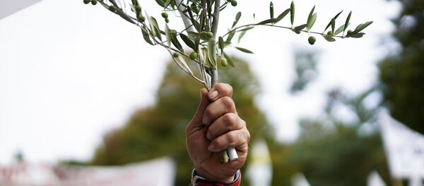 Protestas contra los aranceles de EEUU en Madrid - Sputnik Mundo