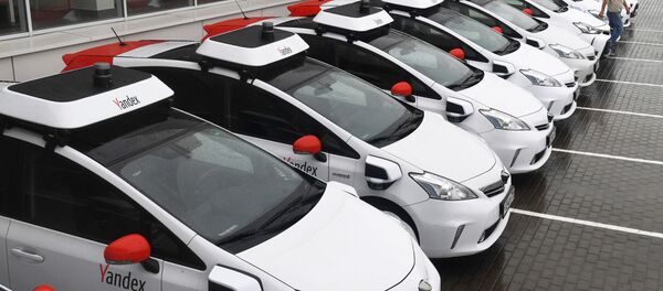 Autos no tripulados de Yandex - Sputnik Mundo