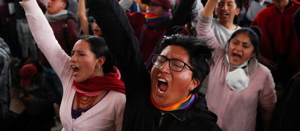 Protestas en Ecuador - Sputnik Mundo