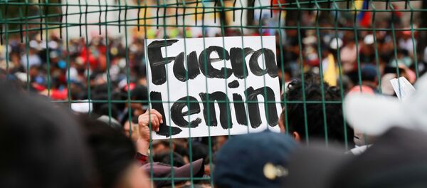 Protestas en Quito, Ecuador - Sputnik Mundo